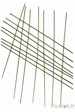 Metallstift - Ø 0,2 mm, Länge 37 cm - grün